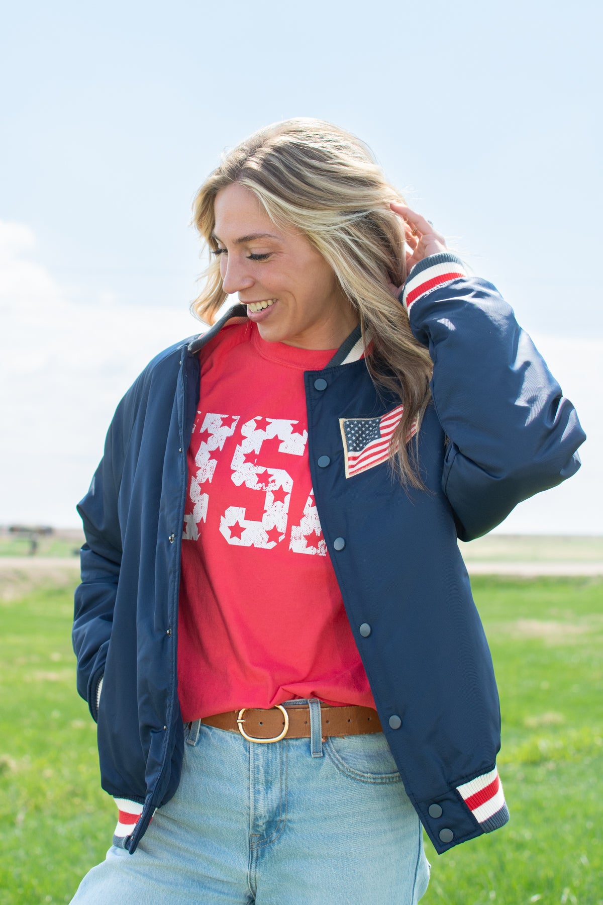 *LIMITED* USA 250 Varsity Style Jacket