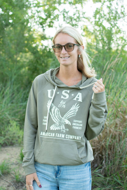 'USA' Eagle Adult Hoodie