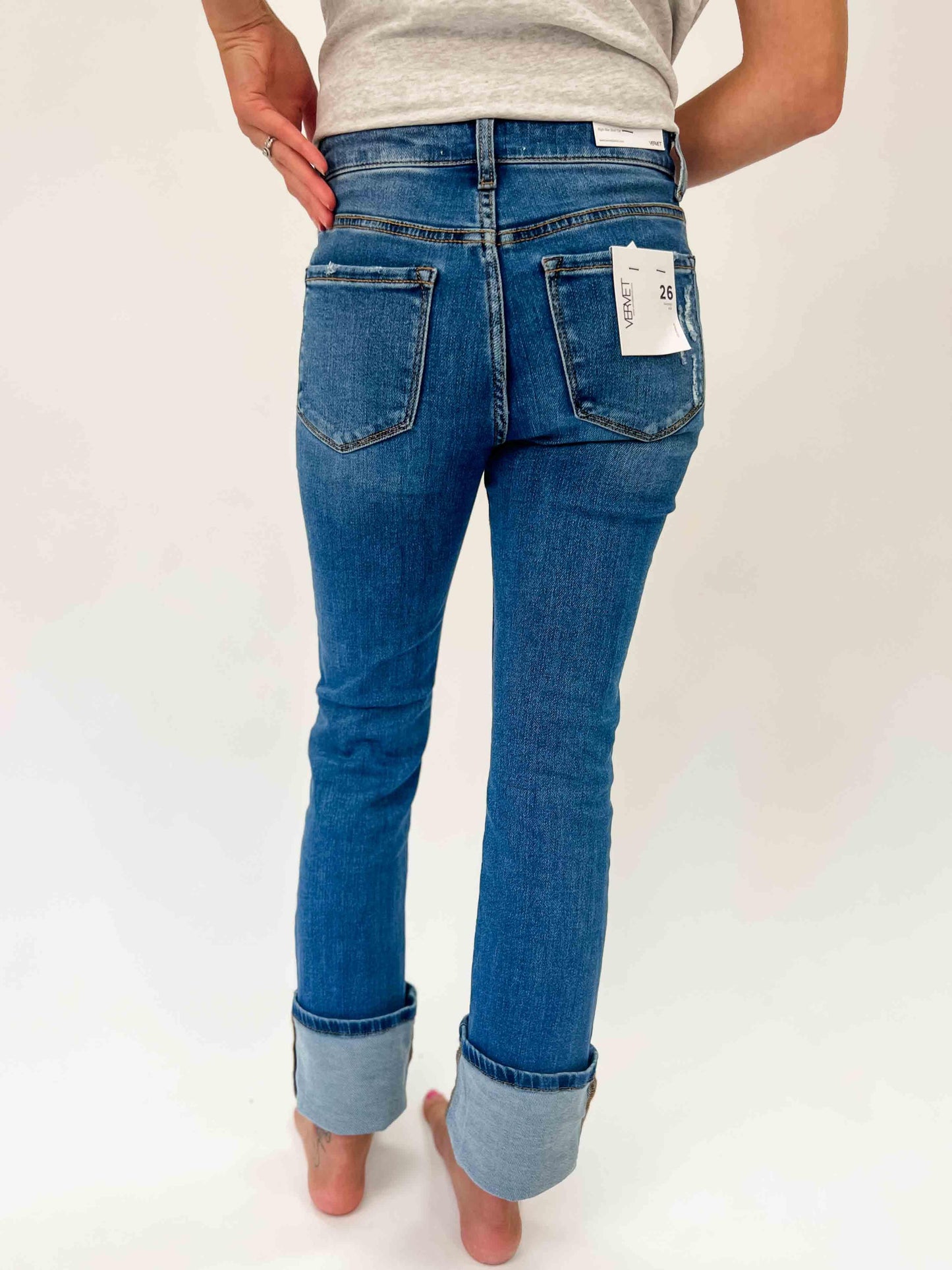 VERVET: SKYLAR High Rise Bootcut Jeans - American Farm Company