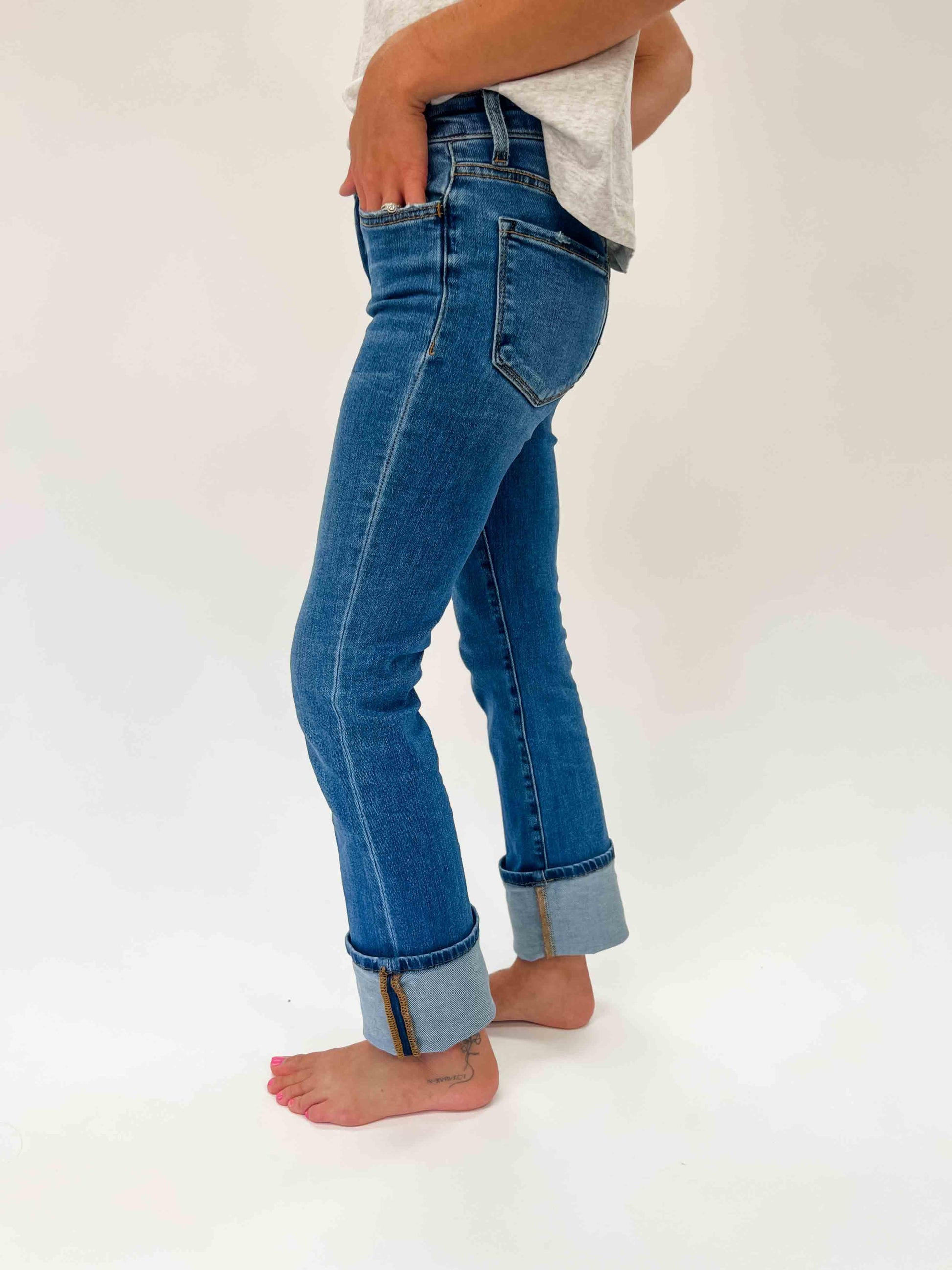 VERVET: SKYLAR High Rise Bootcut Jeans - American Farm Company