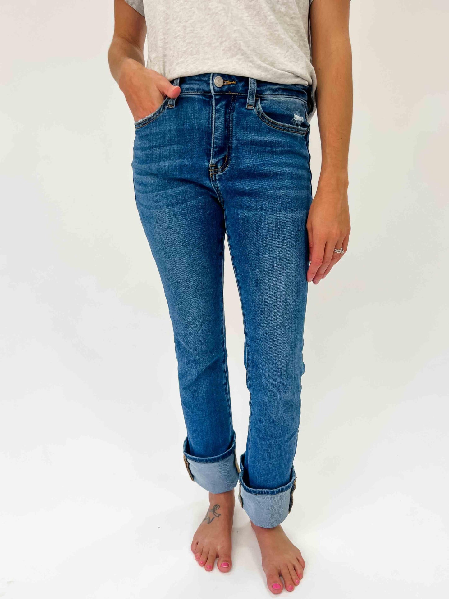 VERVET: SKYLAR High Rise Bootcut Jeans - American Farm Company