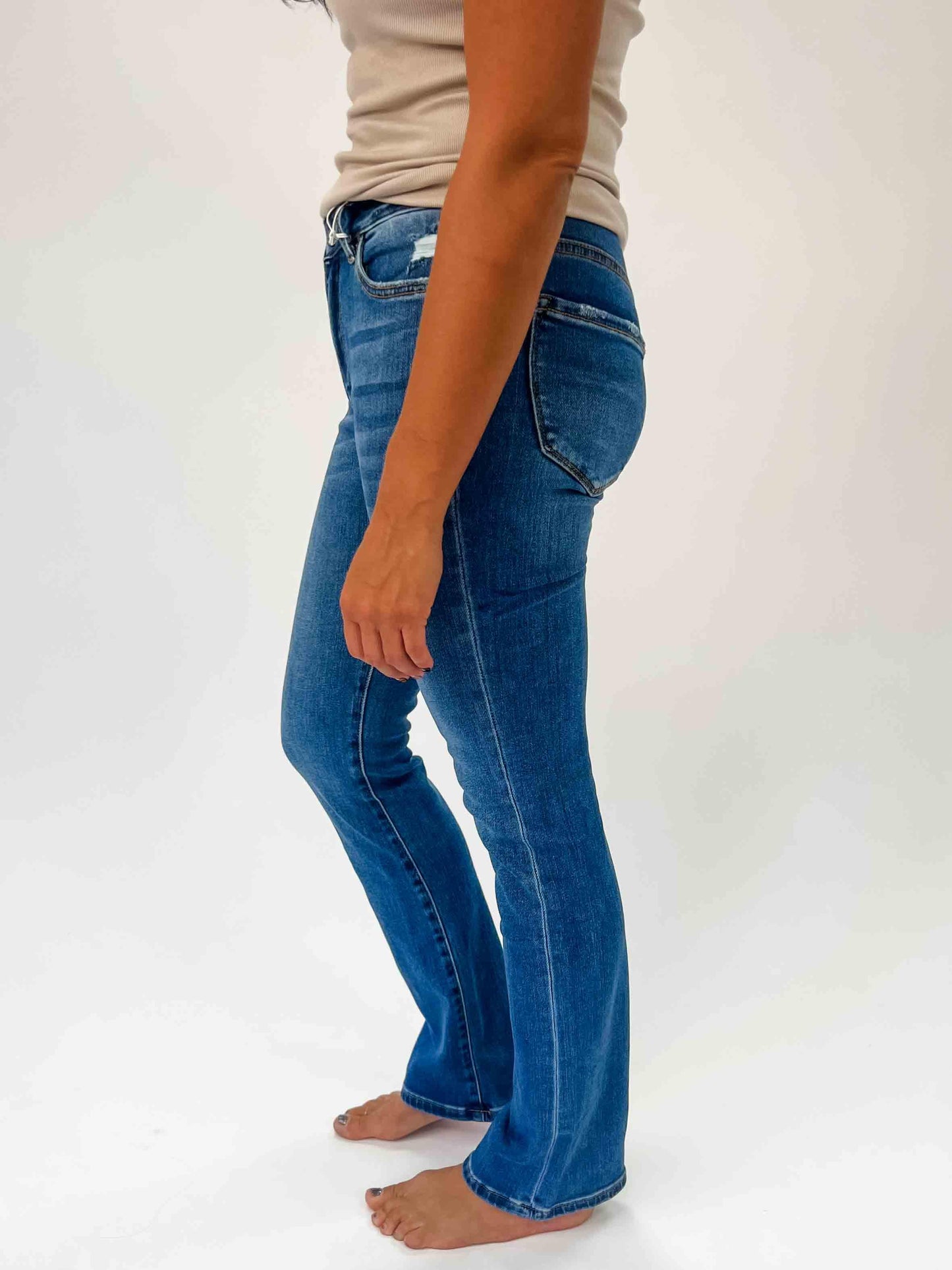 VERVET: SKYLAR High Rise Bootcut Jeans - American Farm Company