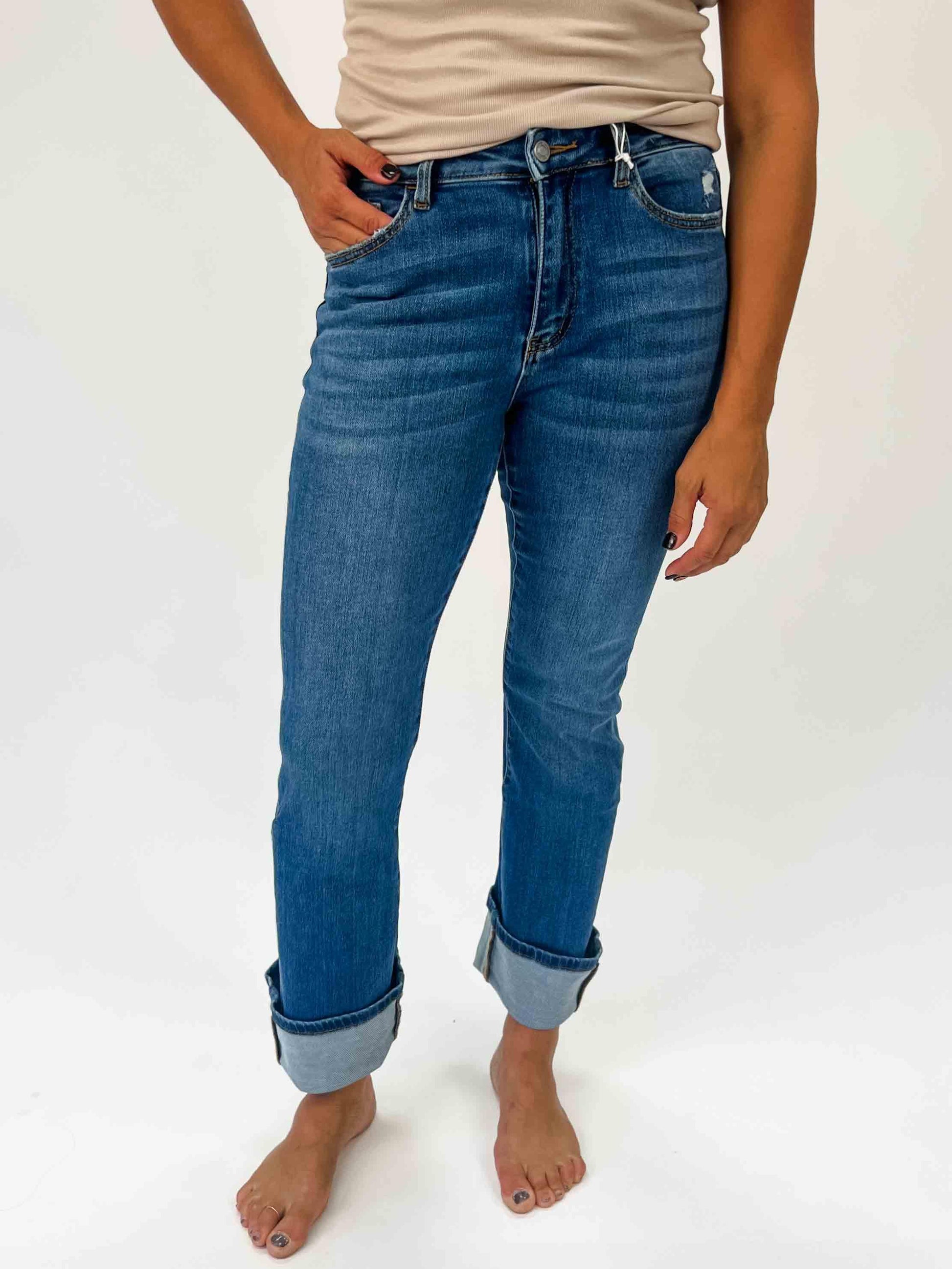 VERVET: SKYLAR High Rise Bootcut Jeans - American Farm Company