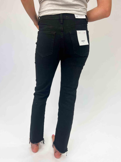 VERVET: JEANNE High Rise Crop Straight Jeans - American Farm Company