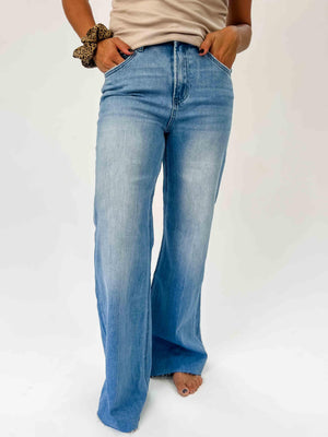 VERVET: OLIVIA Super High Rise Wide Leg Jeans - American Farm Company