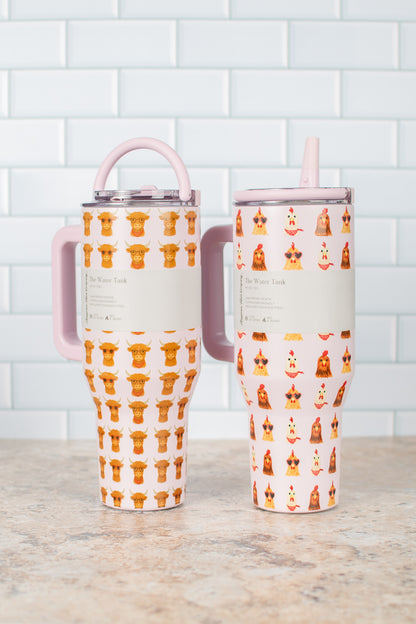 Valentine Highlands 40oz Water Tank Tumbler