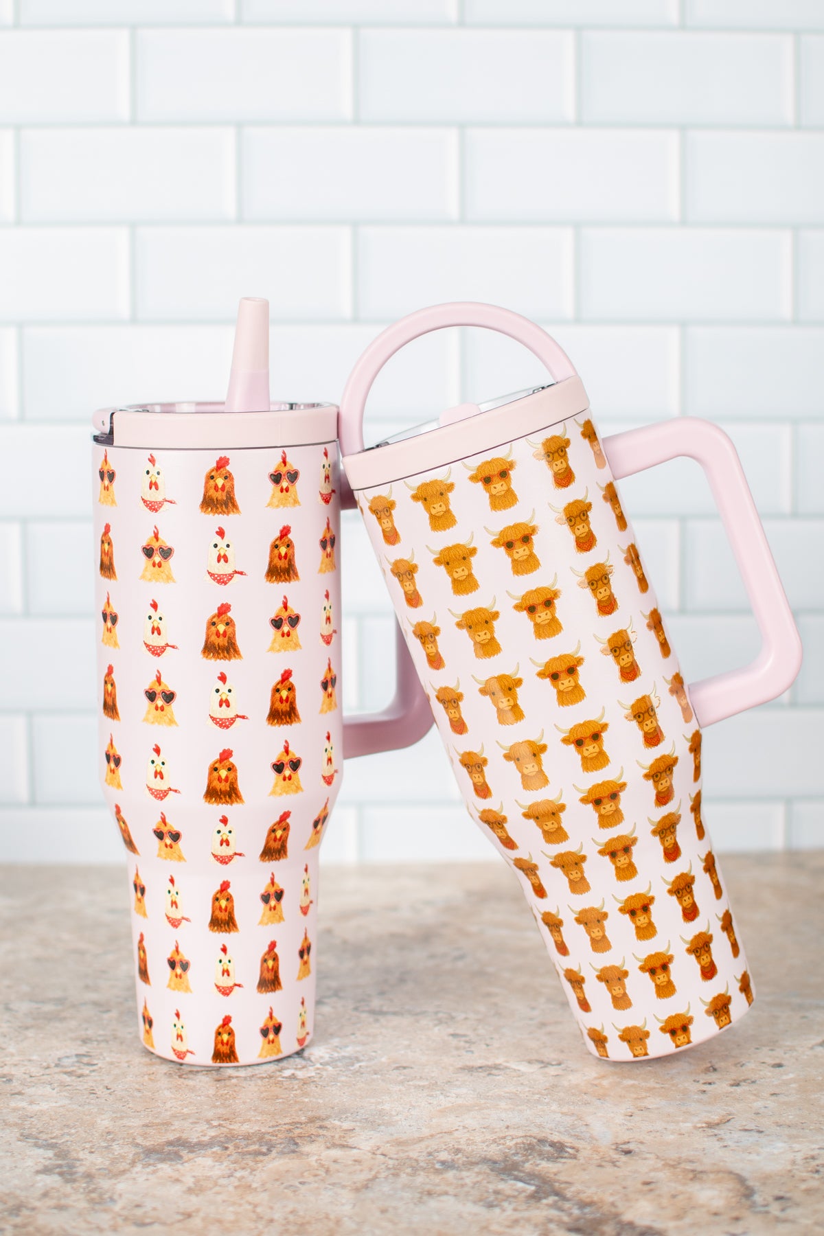 Valentine Highlands 40oz Water Tank Tumbler