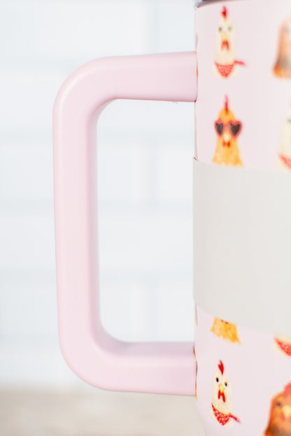 Valentine Chickens 40oz Water Tank Tumbler