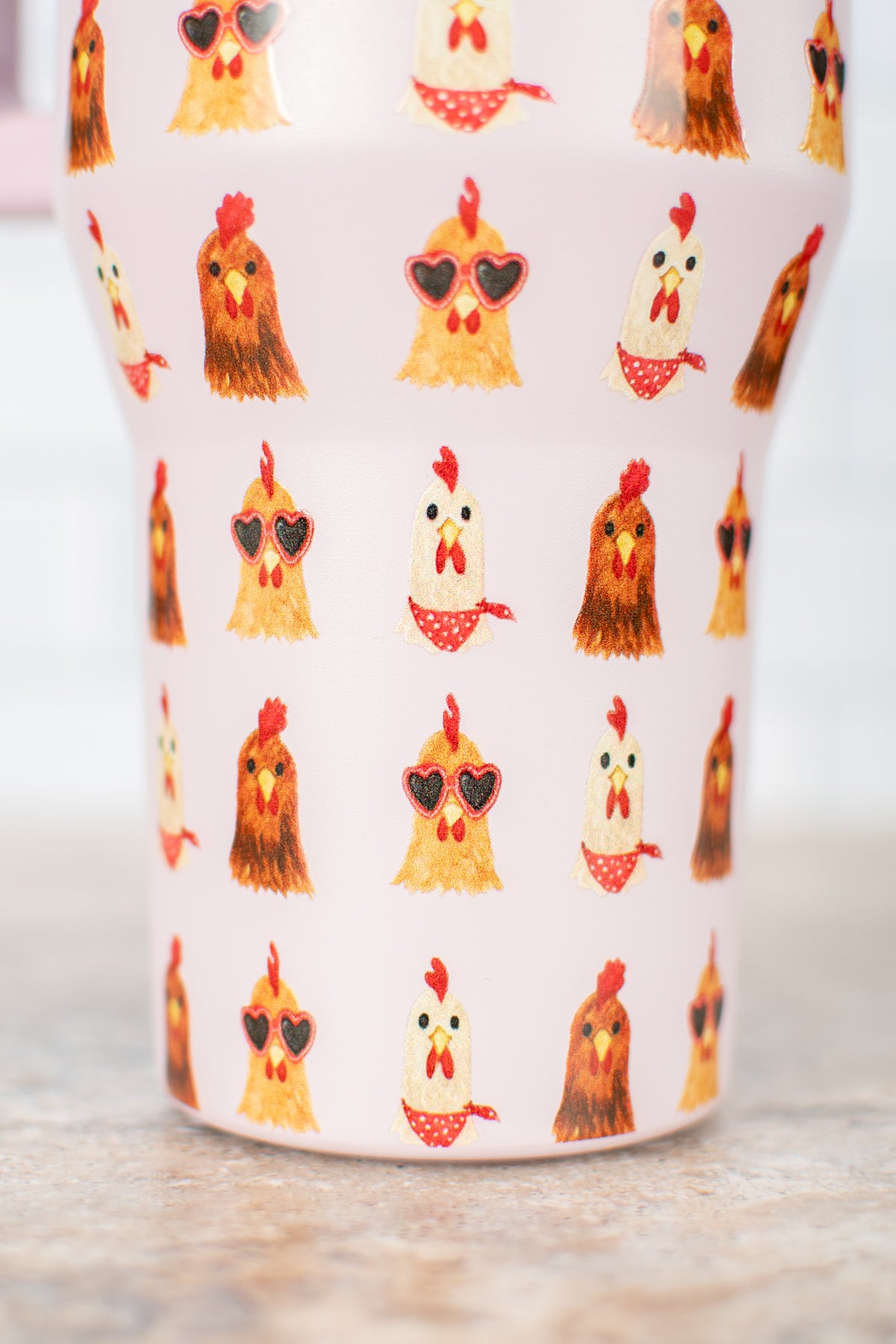 Valentine Chickens 40oz Water Tank Tumbler