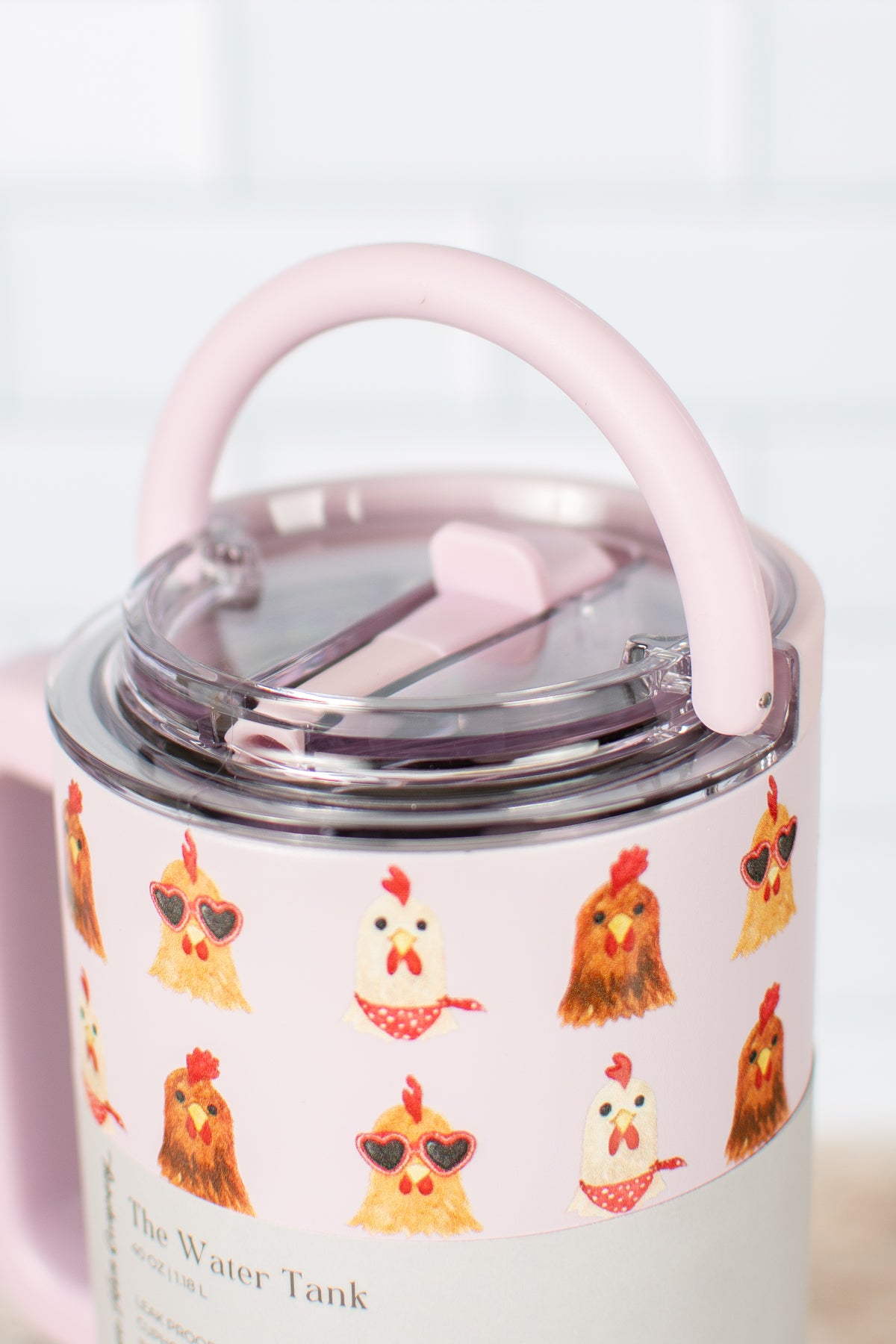 Valentine Chickens 40oz Water Tank Tumbler
