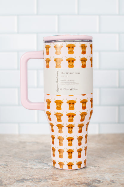 Valentine Highlands 40oz Water Tank Tumbler