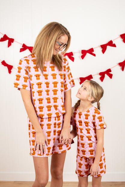Valentine Highlands Toddler/Youth Bamboo Pajama Set