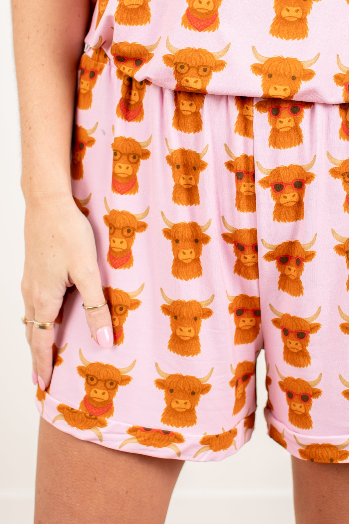 Valentine Highlands Adult Bamboo Pajama 2-Piece Set