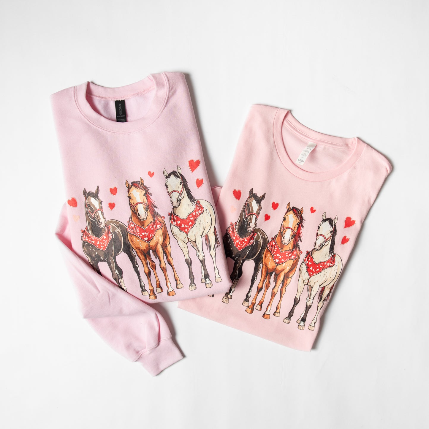 Valentines Horse Crewneck