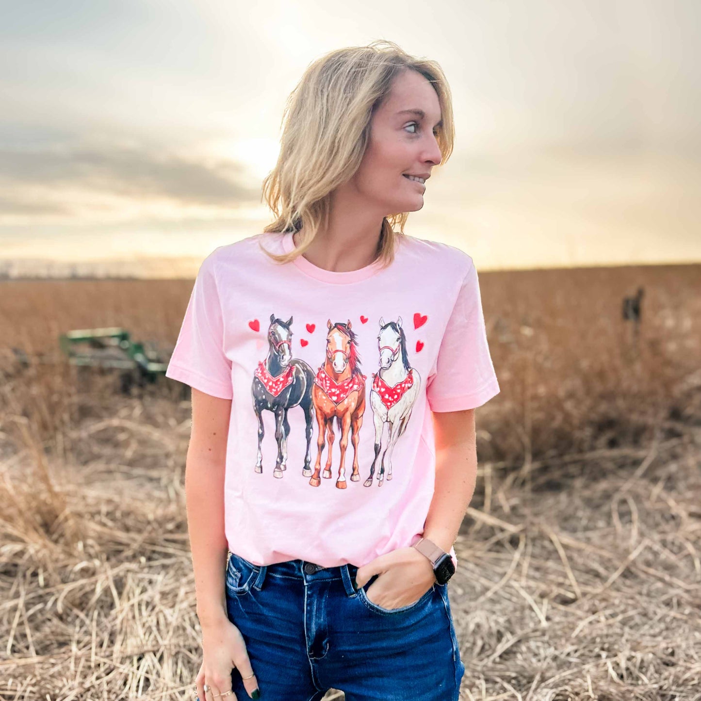 Valentines Horse Tee - American Farm Company