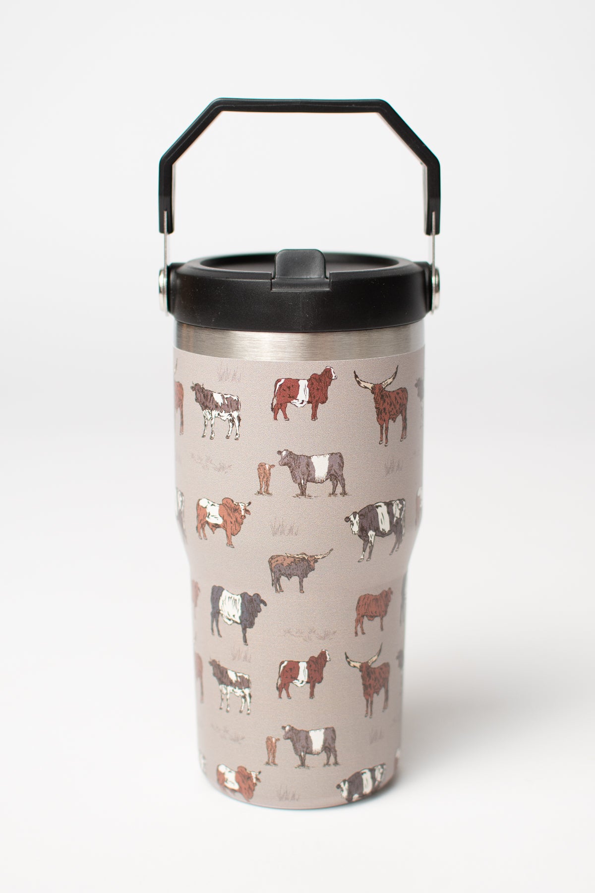 Vintage Cattle 20oz Kids Bucket Handle Tumbler