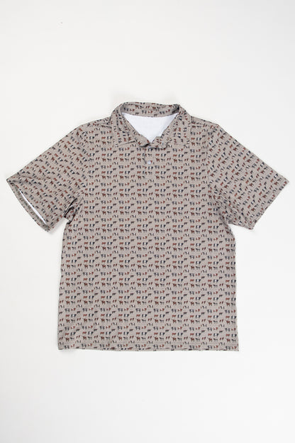 Vintage Cattle Adult Performance Polo