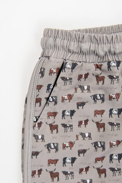Vintage Cattle Baby Swim Trunk