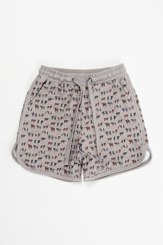 Vintage Cattle Baby Swim Trunk