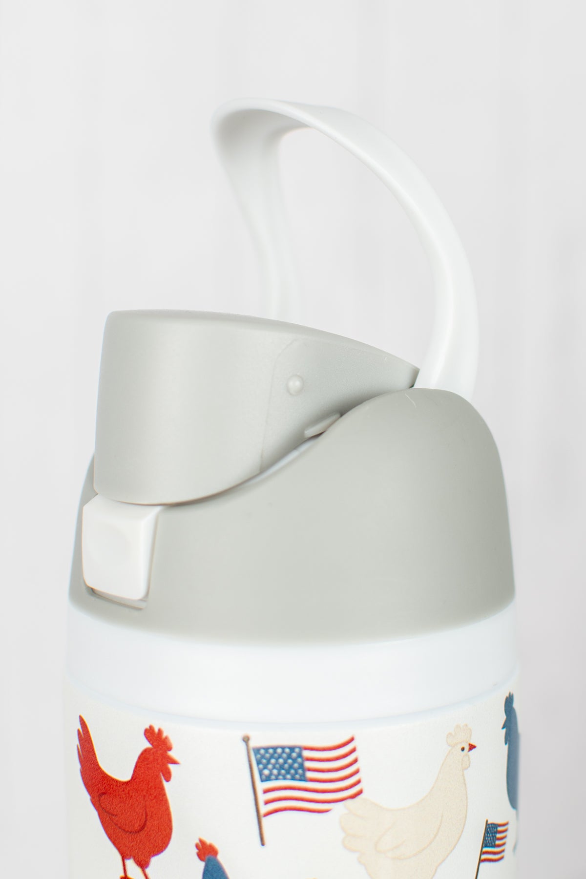 Vintage Chicken & Flags 24oz Skinny Silo Tumbler
