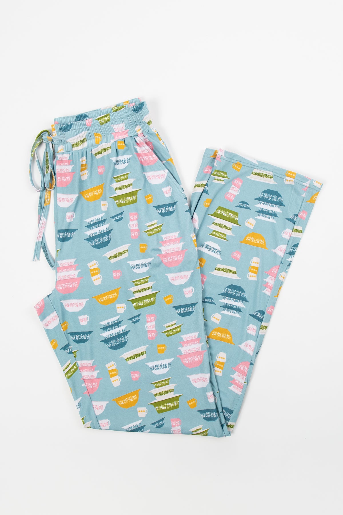 Vintage Kitchen Classic Prints Adult Bamboo Pajama Pants