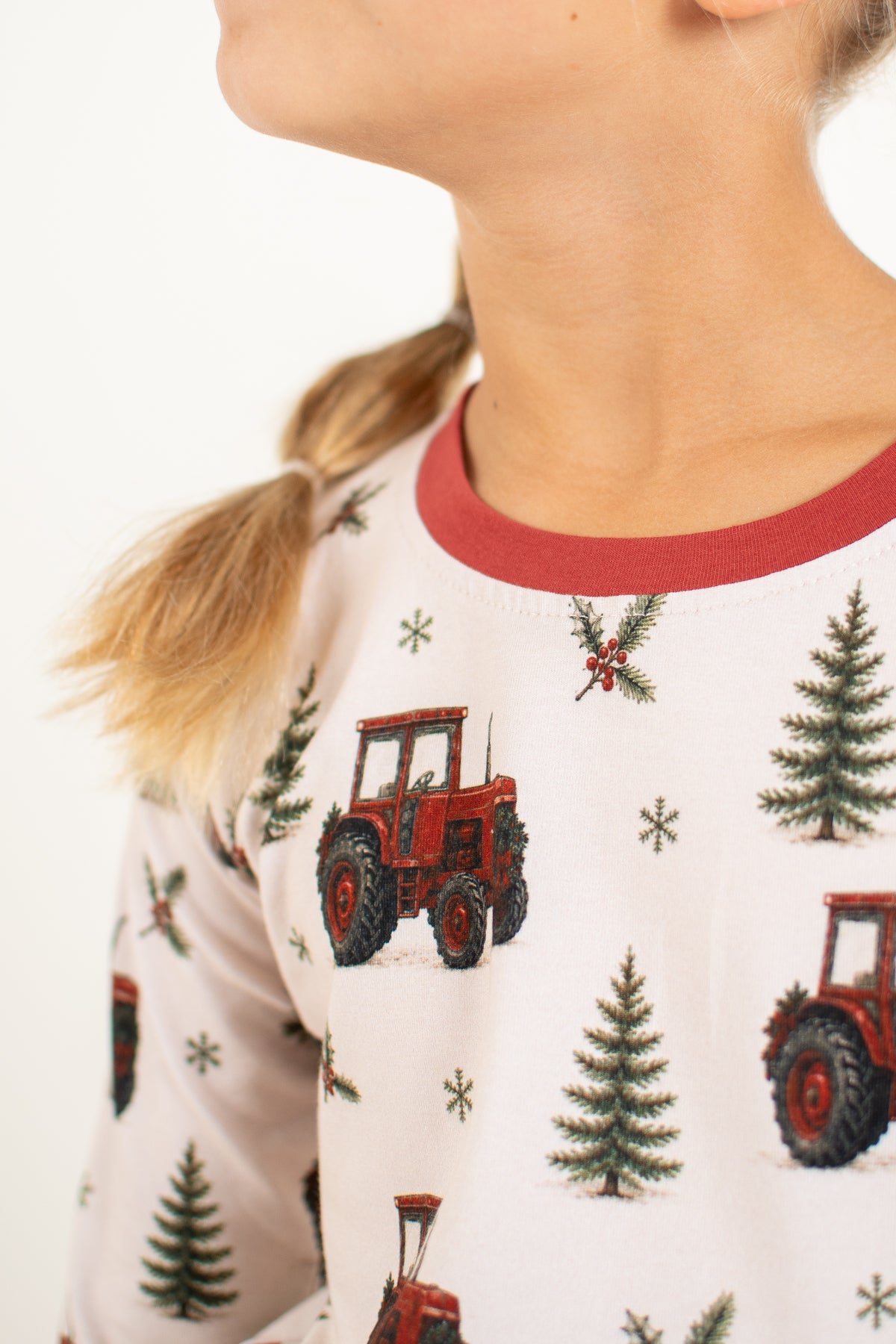 Vintage Red Tractor Christmas Toddler/Youth Pajama Pant Set *Preorder*