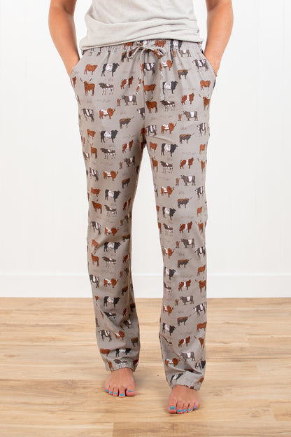 Vintage Cattle Adult Cotton Pajama Pant *Preorder*