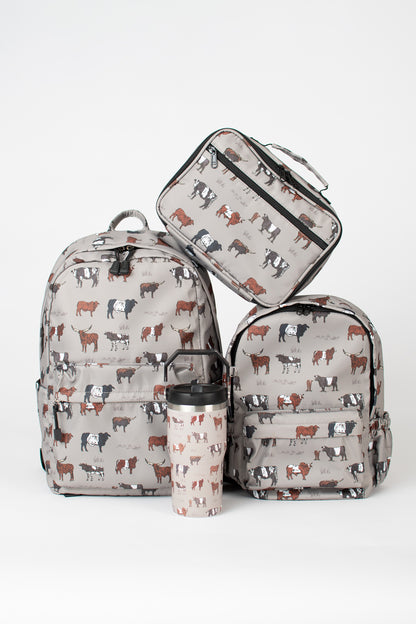 Vintage Cattle Lunch Bag