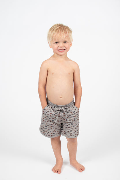 Vintage Cattle Toddler/Youth Swim Trunk