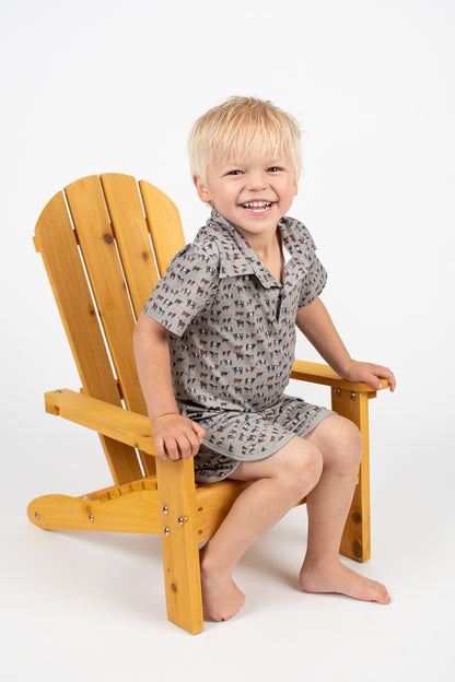 Vintage Cattle Toddler/Youth Swim Trunk