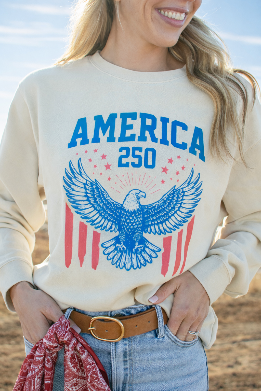 Vintage Eagle 'America 250' Crewneck