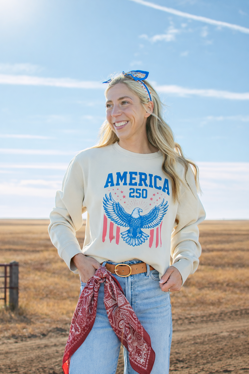 Vintage Eagle 'America 250' Crewneck