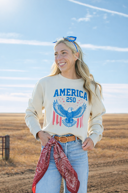 Vintage Eagle 'America 250' Crewneck
