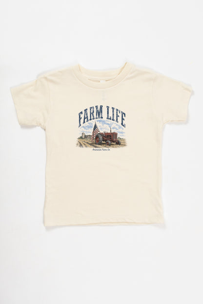 Vintage 'Farm Life' Toddler/Youth Tee