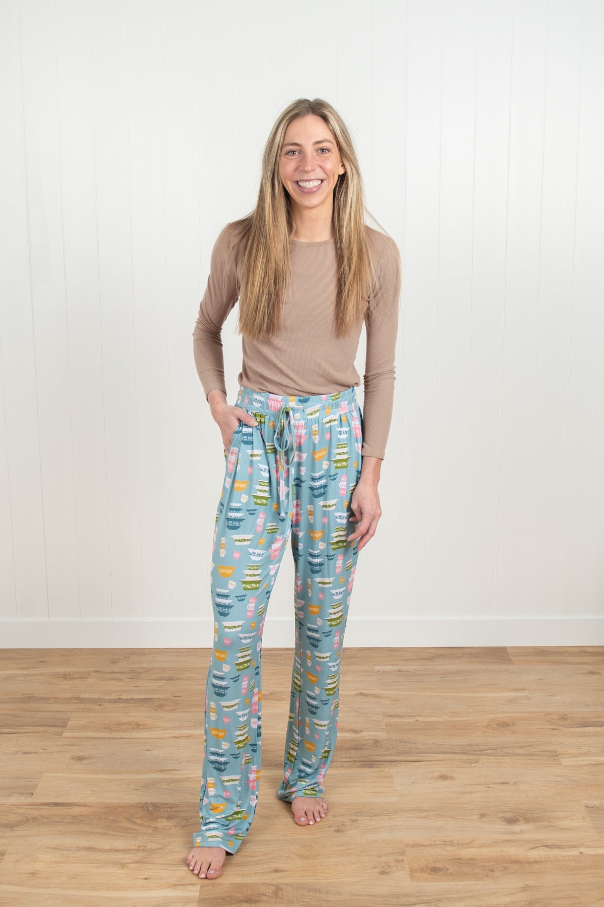 Vintage Kitchen Classic Prints Adult Bamboo Pajama Pants