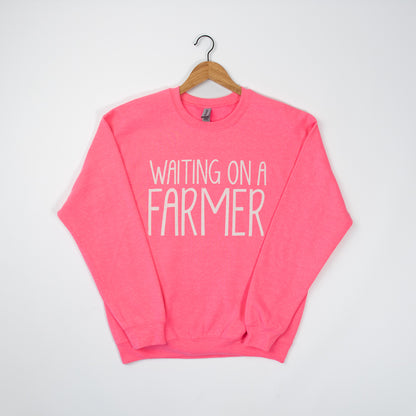 ‘Waiting on a Farmer’ Crewneck Sweatshirt