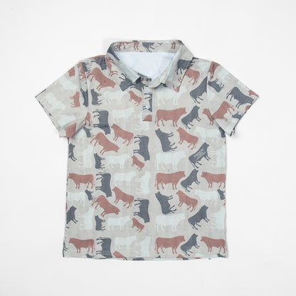 Washed Cow Camo™ Baby/Youth Performance Polo