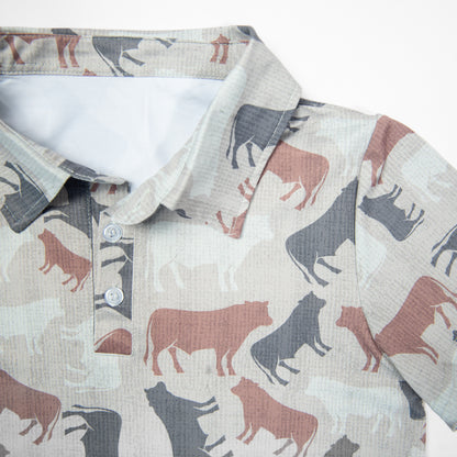 Washed Cow Camo™ Baby/Youth Performance Polo