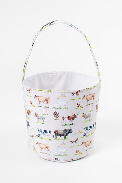 *PREORDER* Watercolor Animals Easter Basket