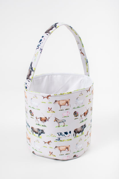 *PREORDER* Watercolor Animals Easter Basket