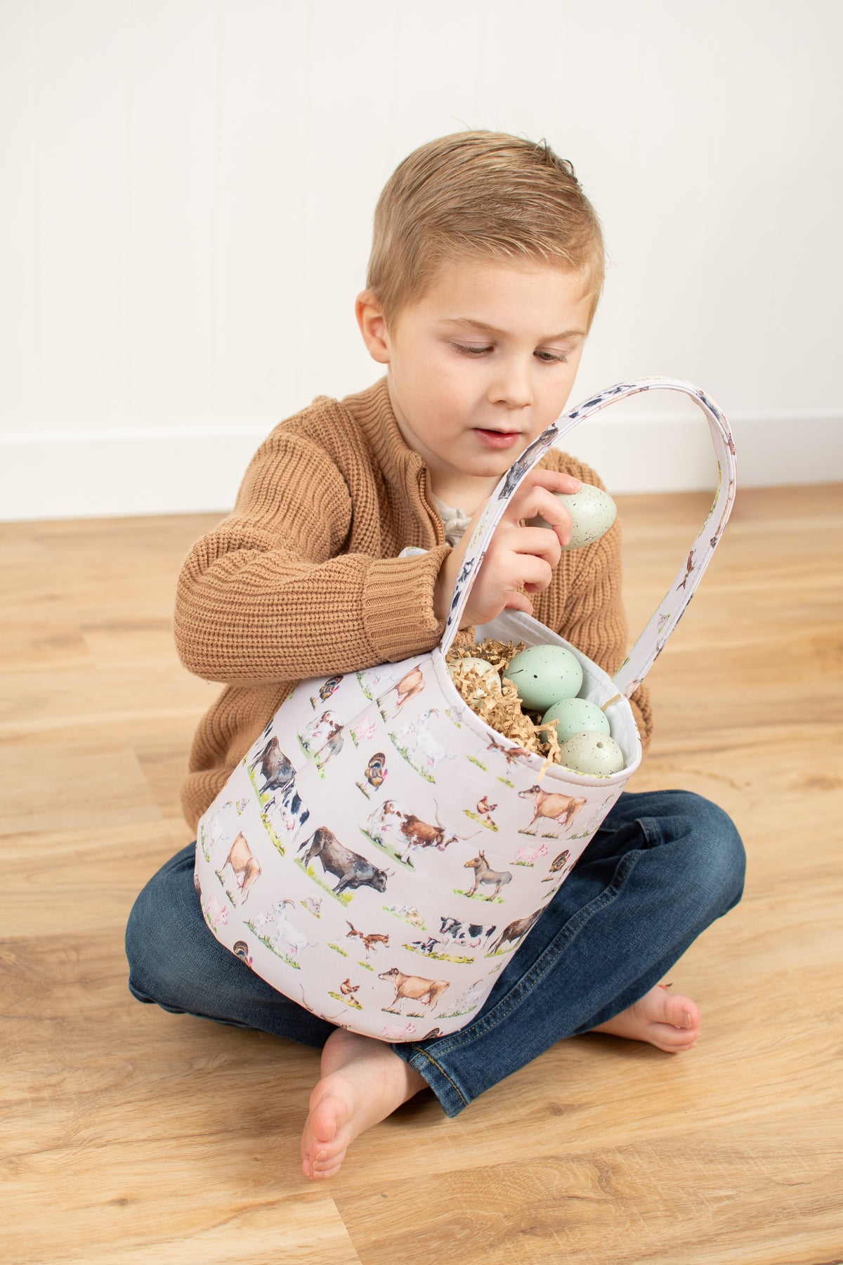 *PREORDER* Watercolor Animals Easter Basket