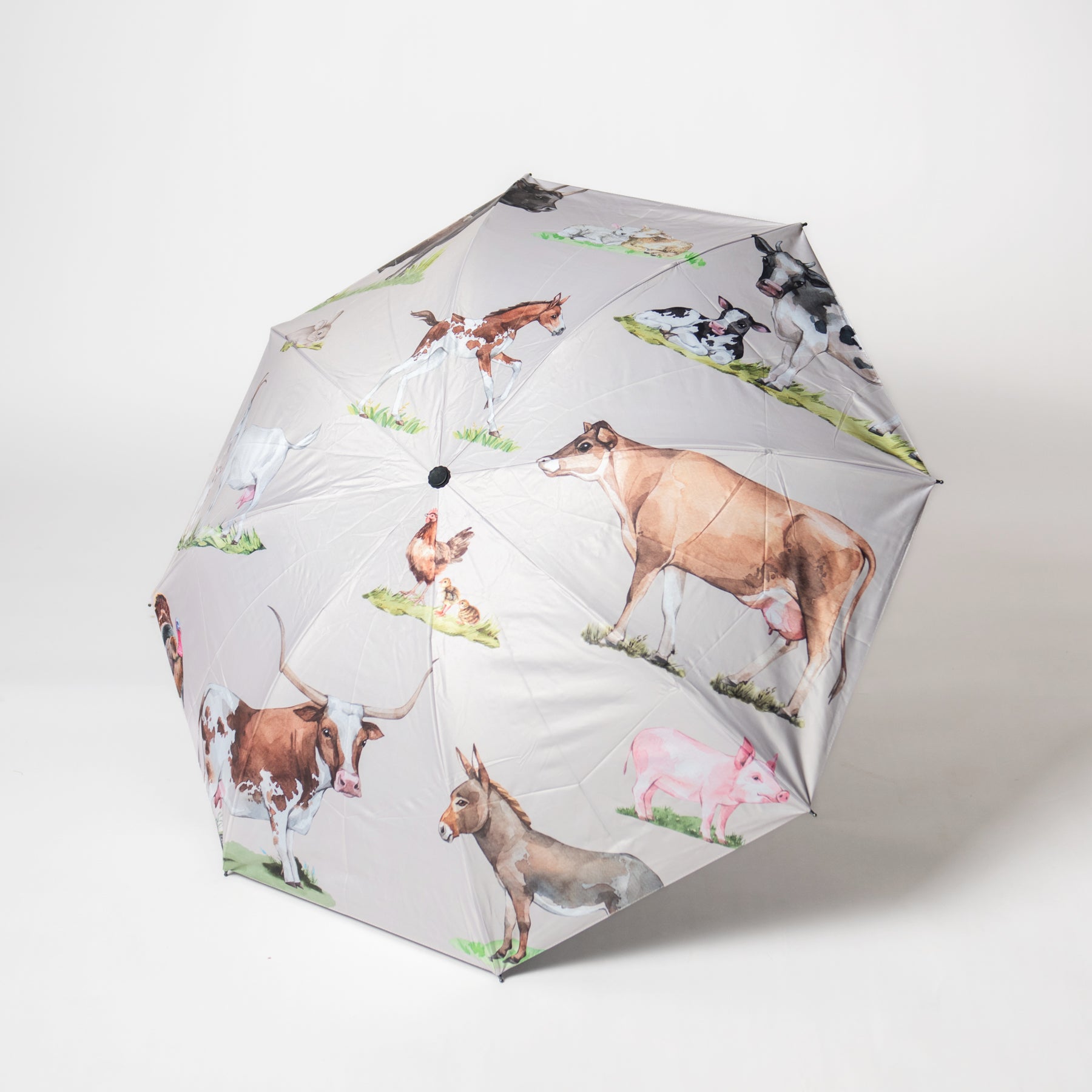 Watercolor Animals Umbrella - American Farm Company