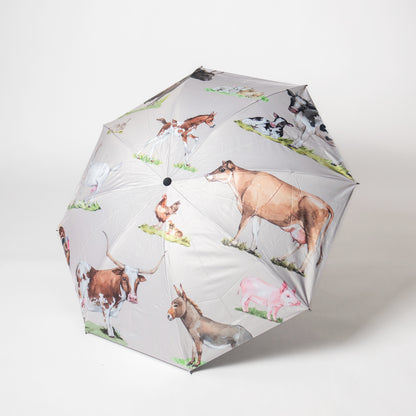 Watercolor Animals Umbrella - American Farm Company