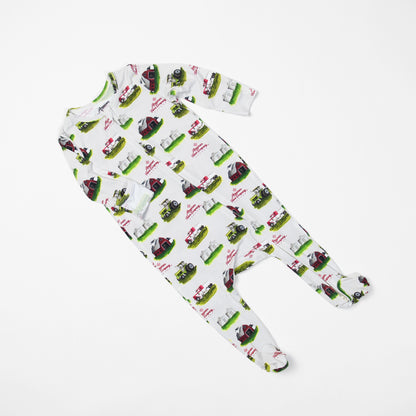 Watercolor Farm Baby Bamboo Pajamas - American Farm Company