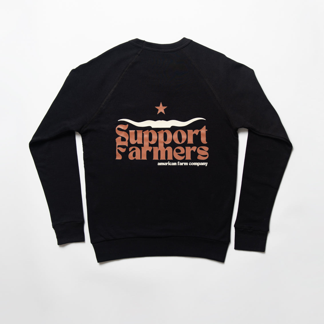 Western Skull 'Support Farmers' Black Crew