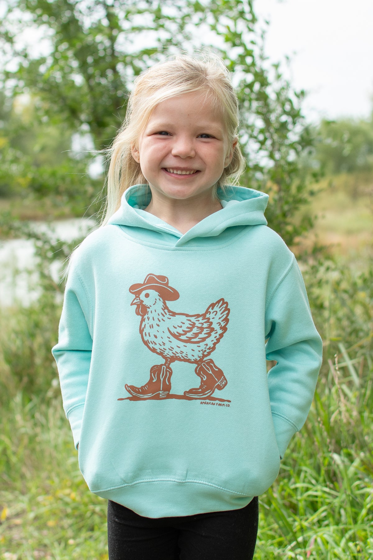 Western Chick Toddler/Youth Hoodie