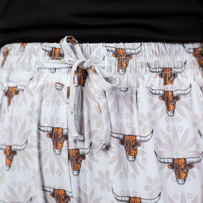 Western Cow Adult Bamboo Pajama Pants
