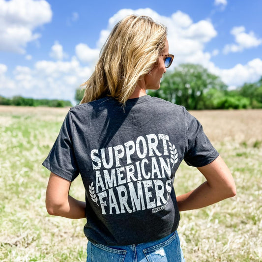 'Support American Farmers' Wheat Tee