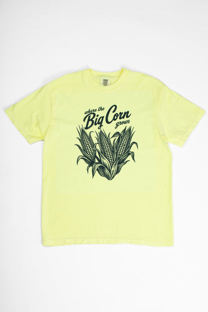 Where the Big Corn Grows' Neon Yellow Tee