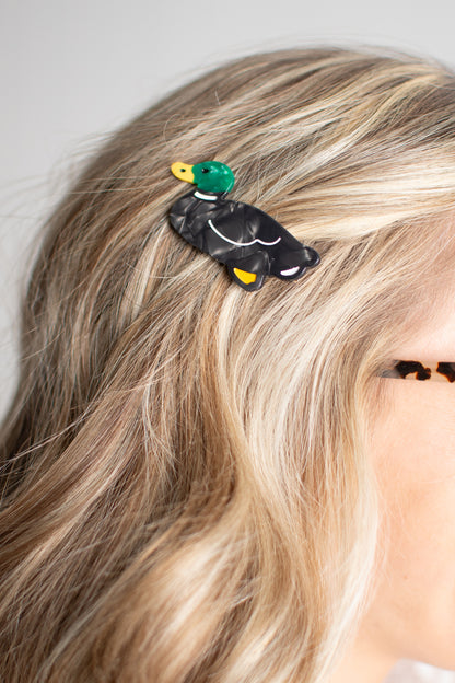Whimsical Duck Alligator Hair Clips